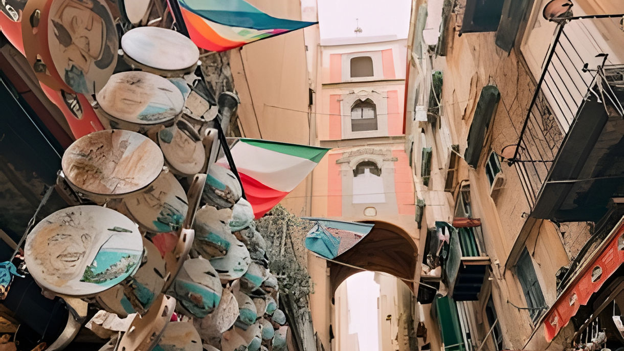 A Walk Through Historical Naples, Water Museum and Street Food