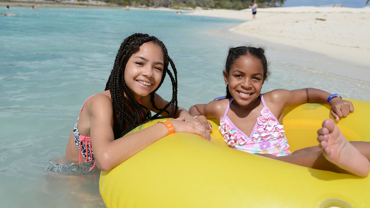 Family Beach Day at Blue Lagoon