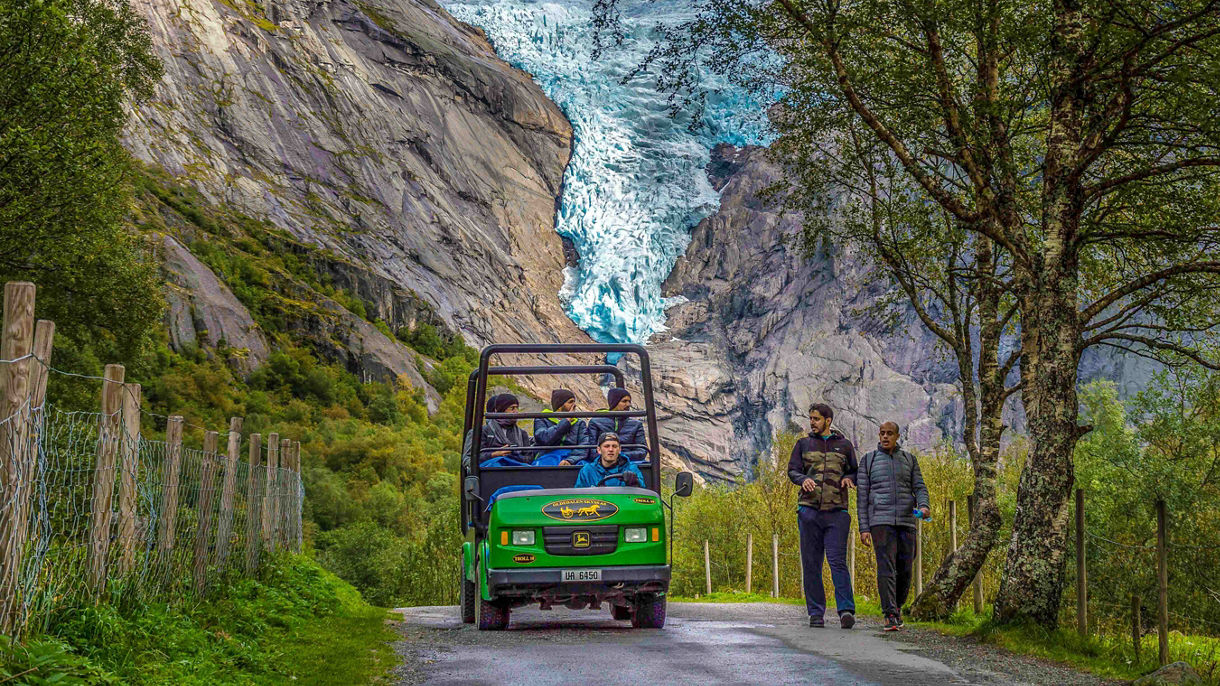 Troll Cars to Briskdal Glacier & Lunch