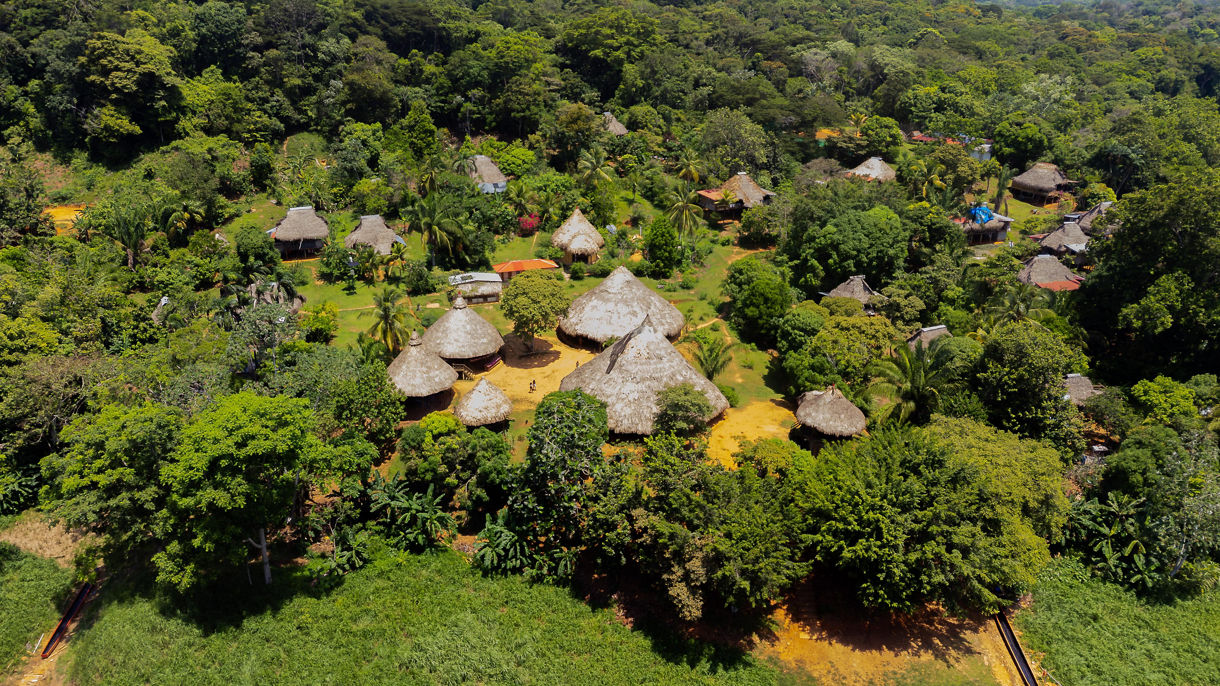 Authentic Embera Indian Village