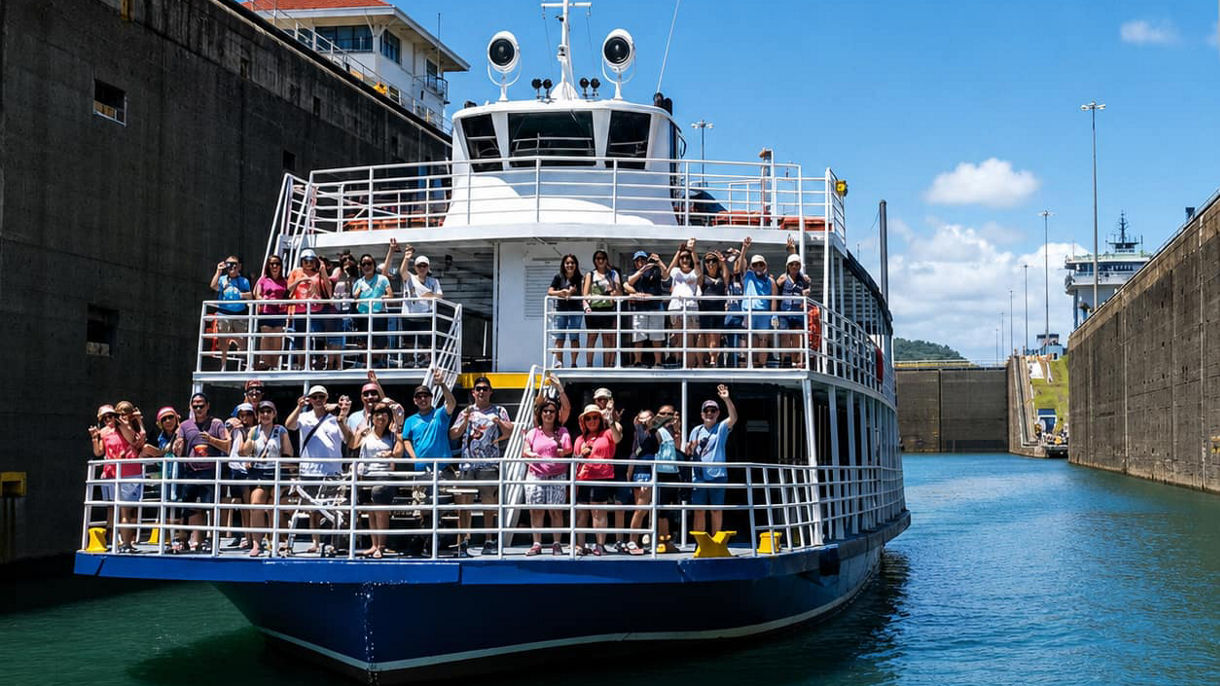 Panama Canal & Locks Transit by Boat