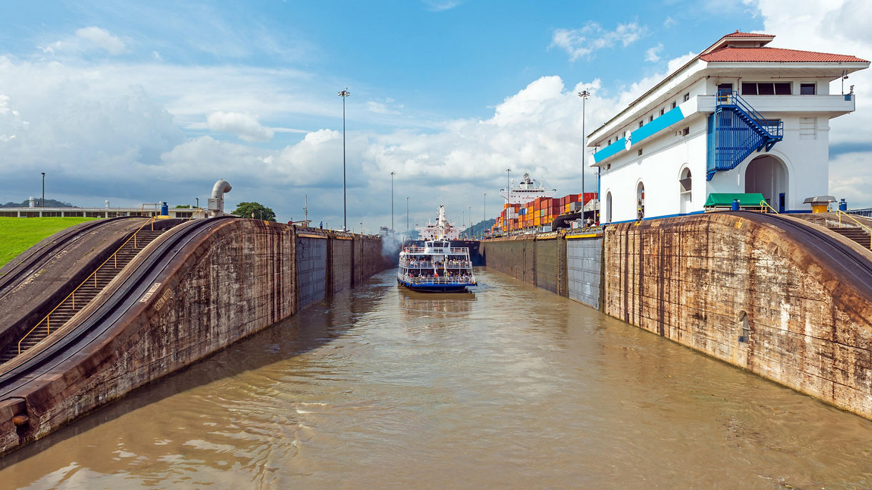 Panama Canal & Locks Transit by Boat
