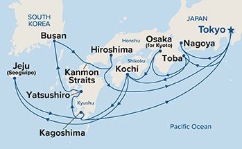 Grand Japan — Itinerary Map