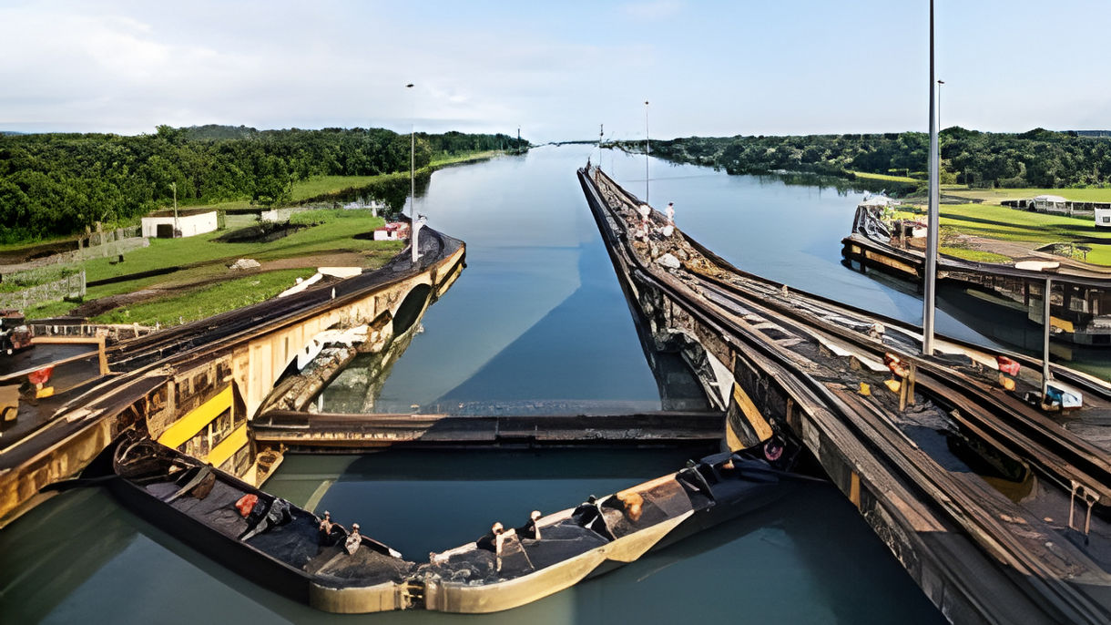 New Locks & Former Panama Canal Zone