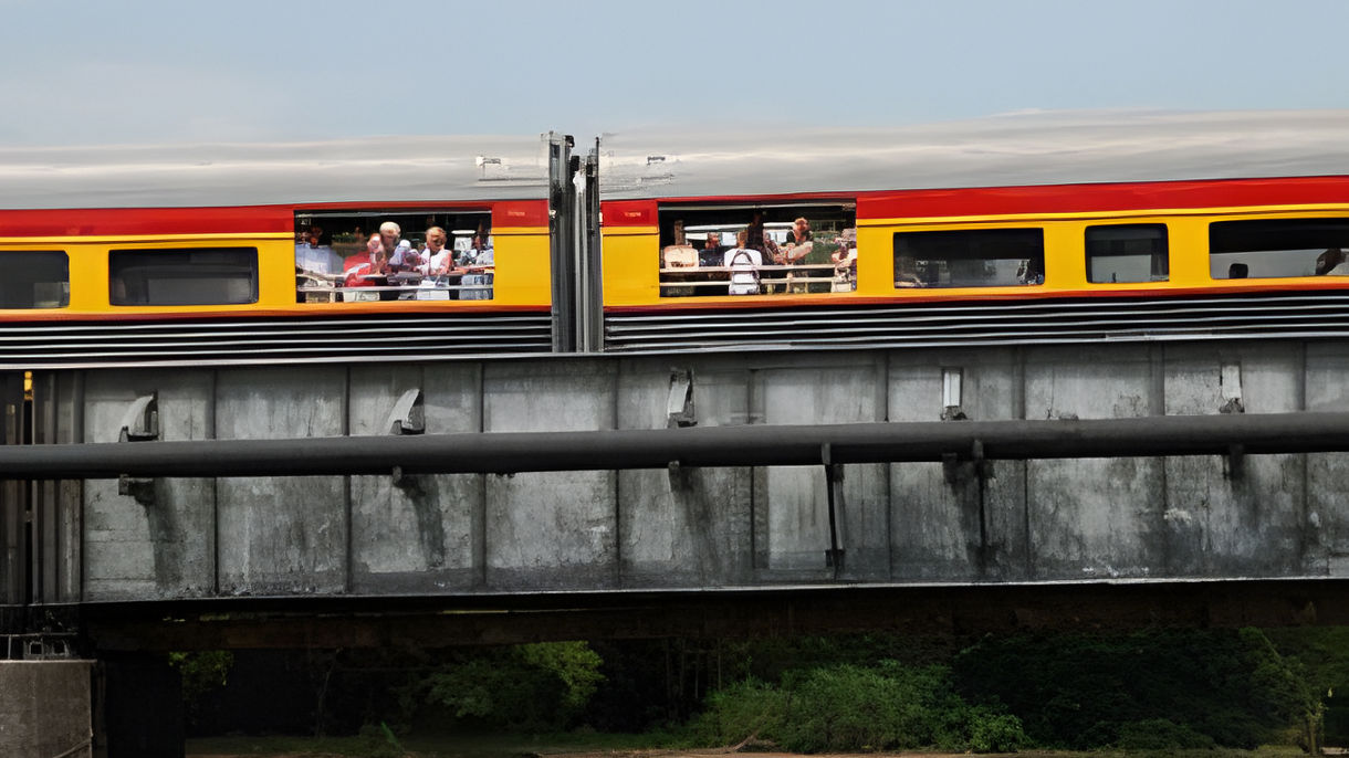 Panama Canal Railway & New Locks of the Canal Expansion