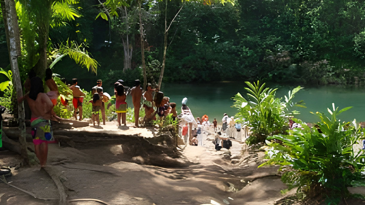 Authentic Embera Native Village