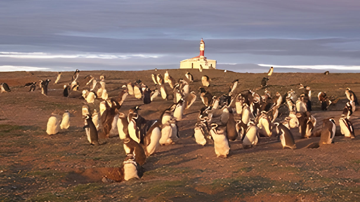 Magdalena Island Penguin Reserve by Speedboat