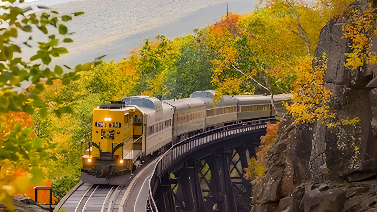 The White Mountains by Conway Scenic Railroad (Fall Sailings)