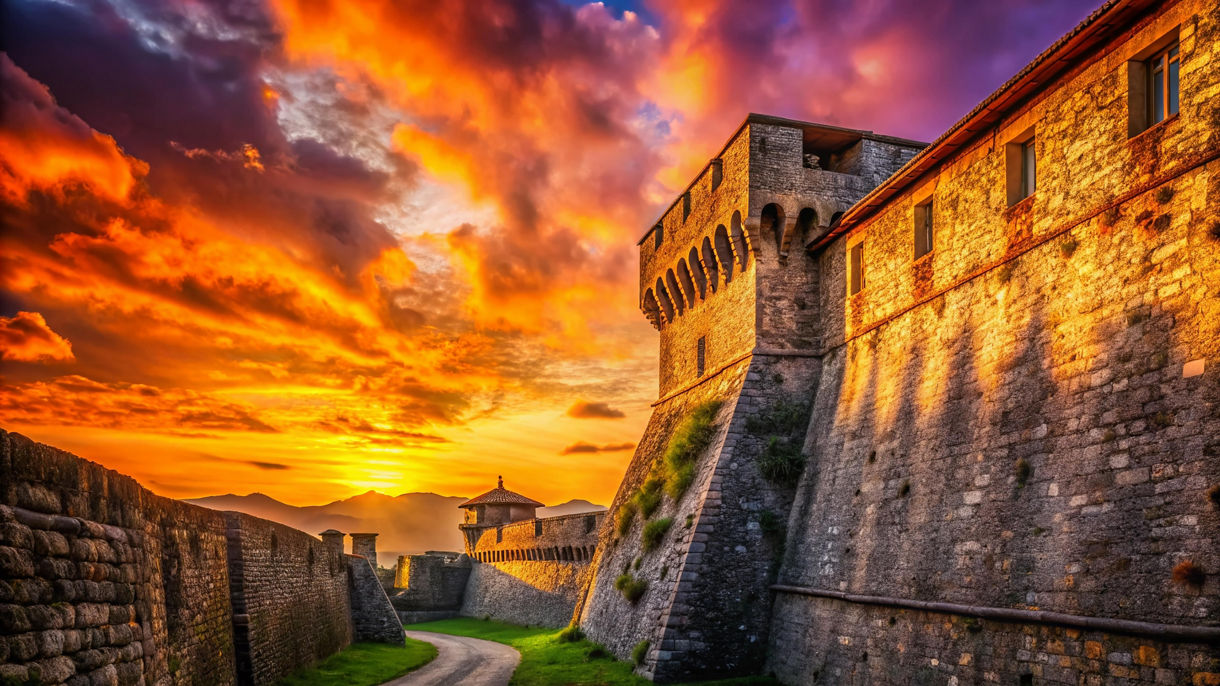 Romantic Sarzana, Italian Sunset and Dinner