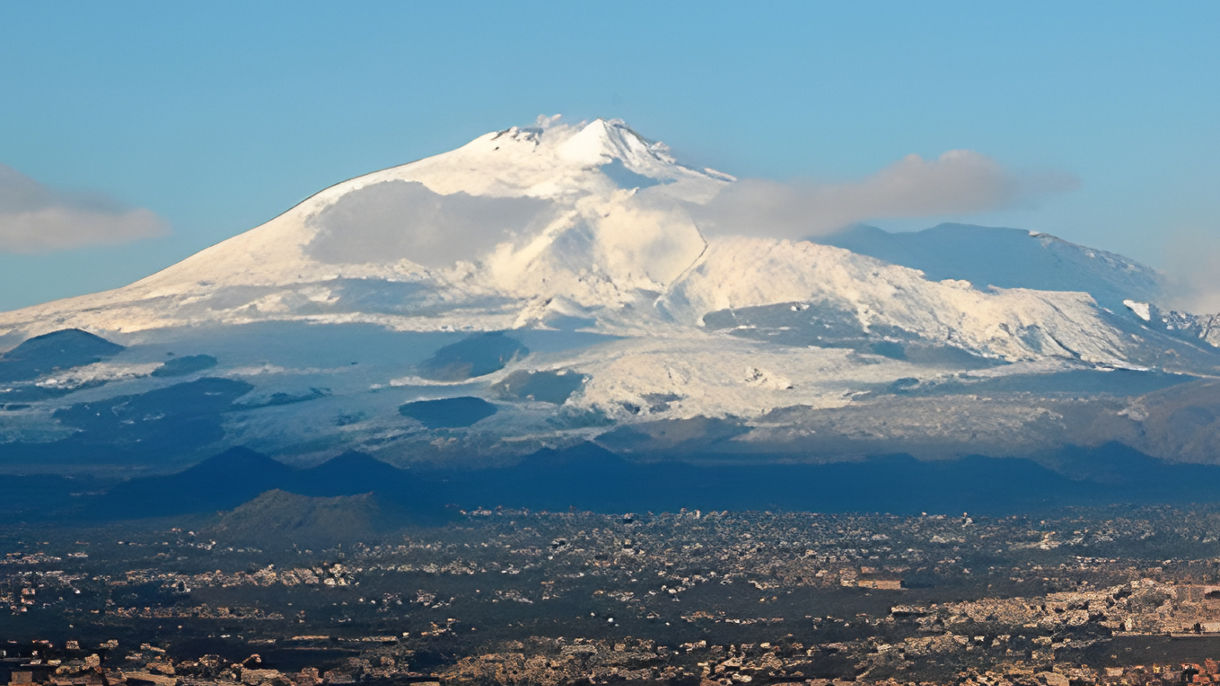 Mt. Etna and lunch at Sicilian winery