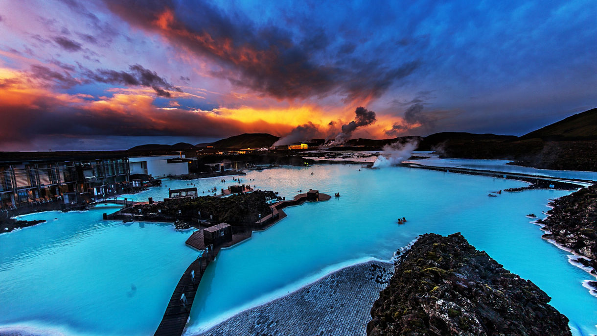 Bathing in the Blue Lagoon