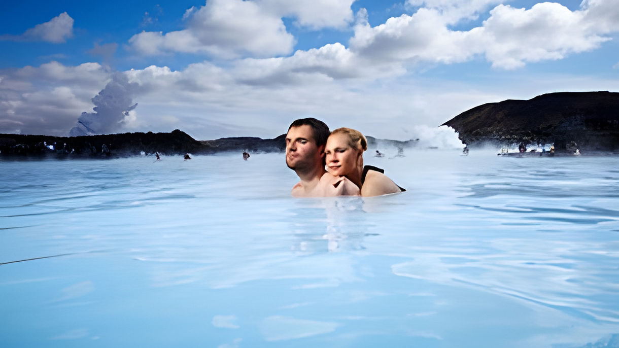 Bathing in the Blue Lagoon