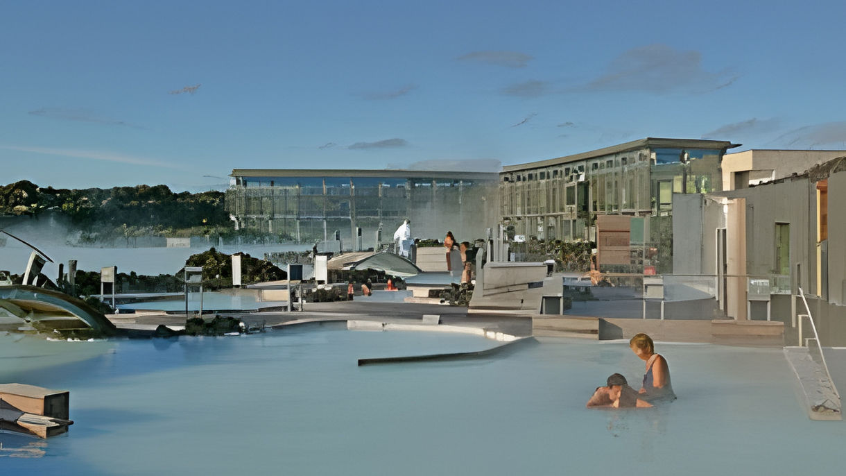 Bathing in the Blue Lagoon