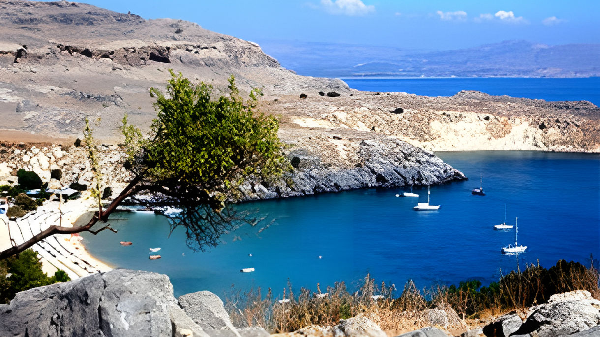 The Acropolis of Lindos in 3D Augmented Reality