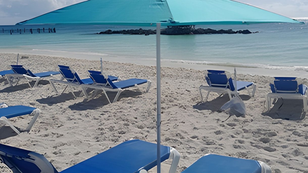 Beach Umbrella Full Day Rental (2 people maximum)