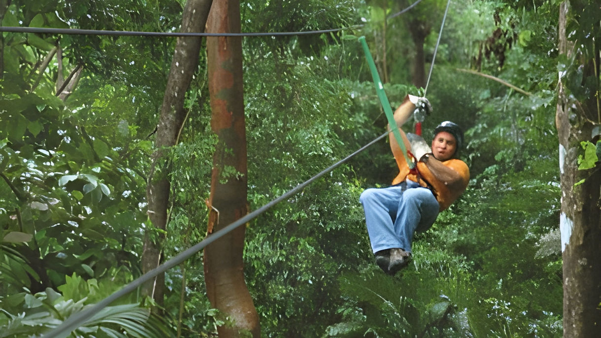 Extreme Zipline Adventure (at Isla Tropicale Beach)