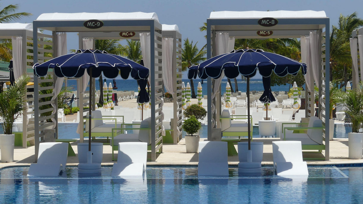Poolside Peninsula Cabana & Aerial Chairlift