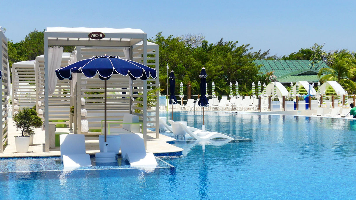 Poolside Peninsula Cabana & Aerial Chairlift