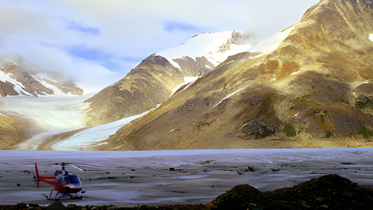 Glacier Discovery by Helicopter