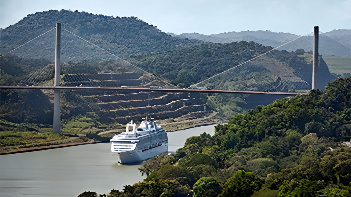 New Locks & Former Panama Canal Zone