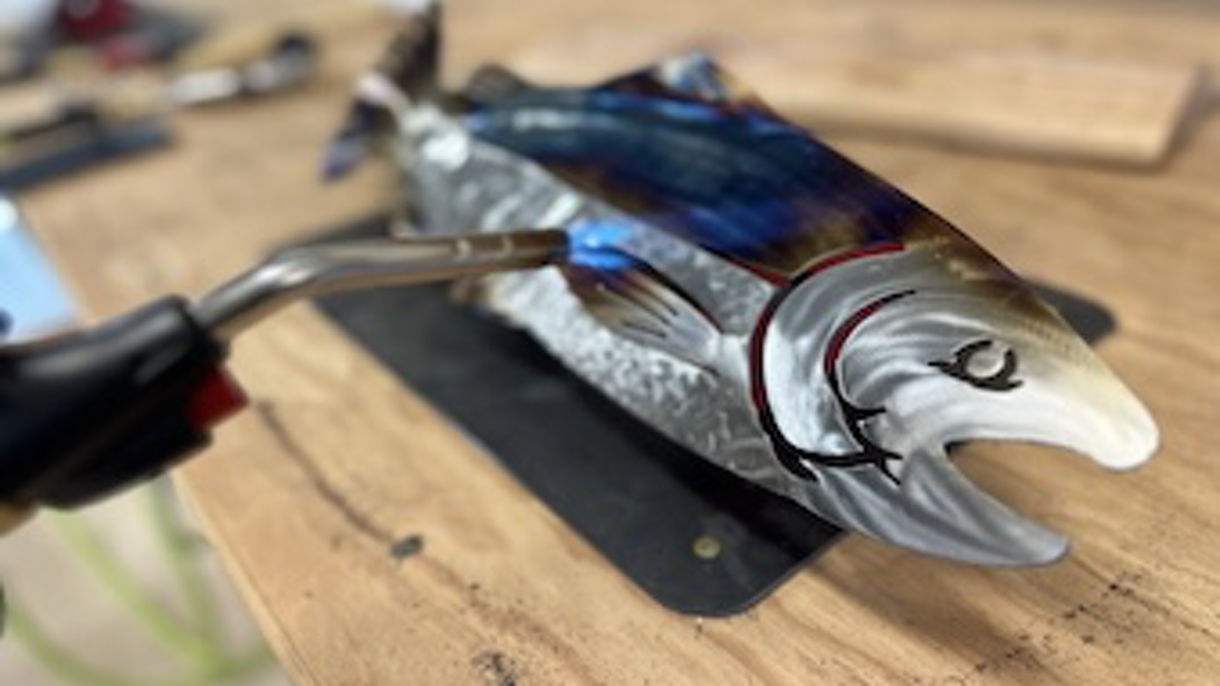 Metal Torching Alaska Art Class