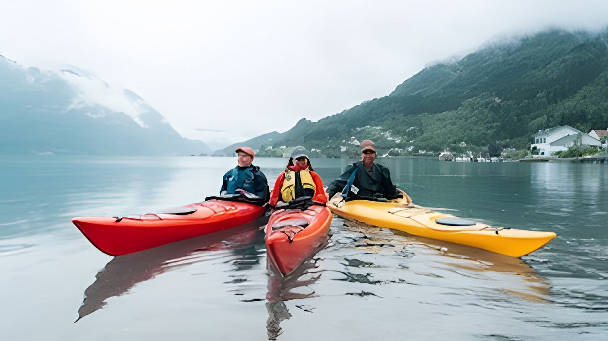 Kayak the Hidden Wonders of Lustrafjord