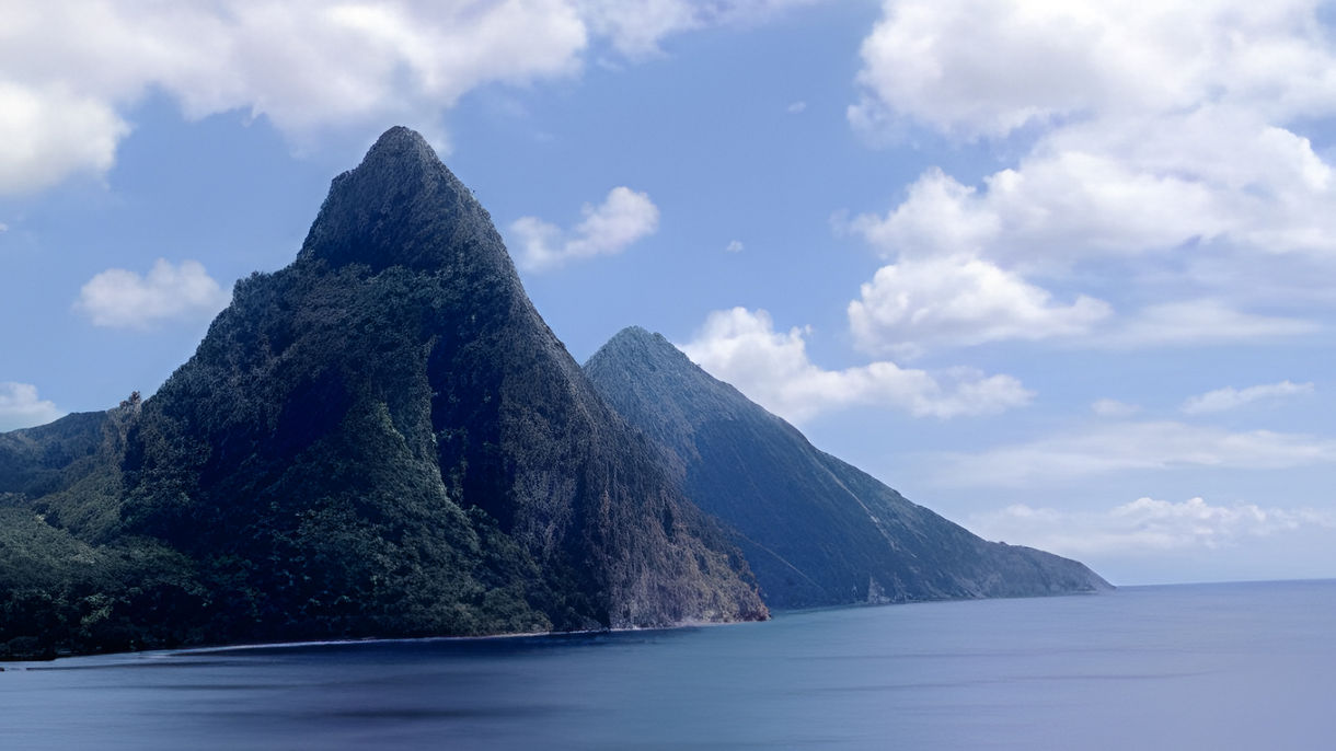 The Pitons, Marigot Bay, Coastal Cruise & Beach