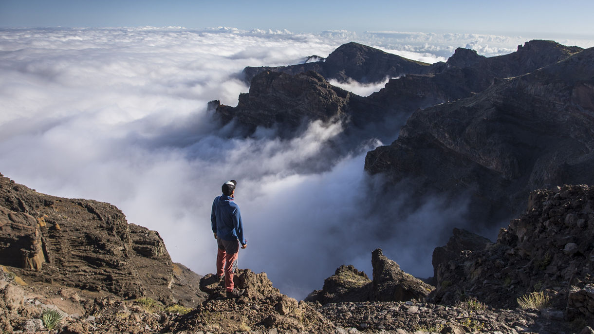 From sea to sky: Roque Los Muchachos Center & Caldera