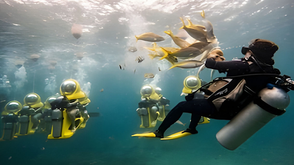 BOSS Underwater Scooter Adventure & Scenic Cruise