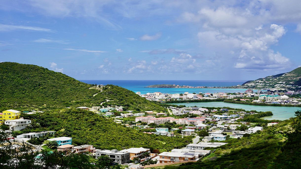 Easy Scenic Drive of Dutch & French St. Maarten