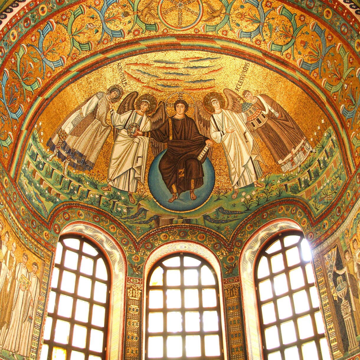 Marvel at the dazzling sixth-century mosaics inside the Basilica of San Vitale, where golden artwork has captivated visitors for more than 1,400 years.