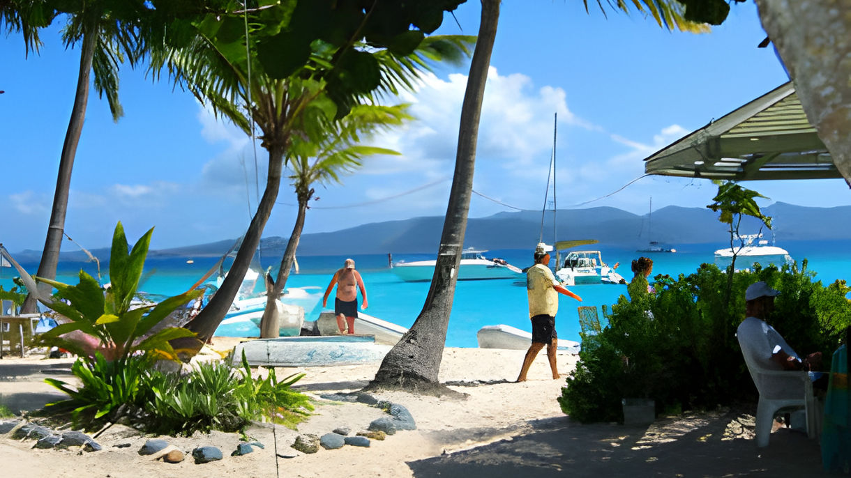 Jost Van Dyke Island Beach Break & Scenic Cruise