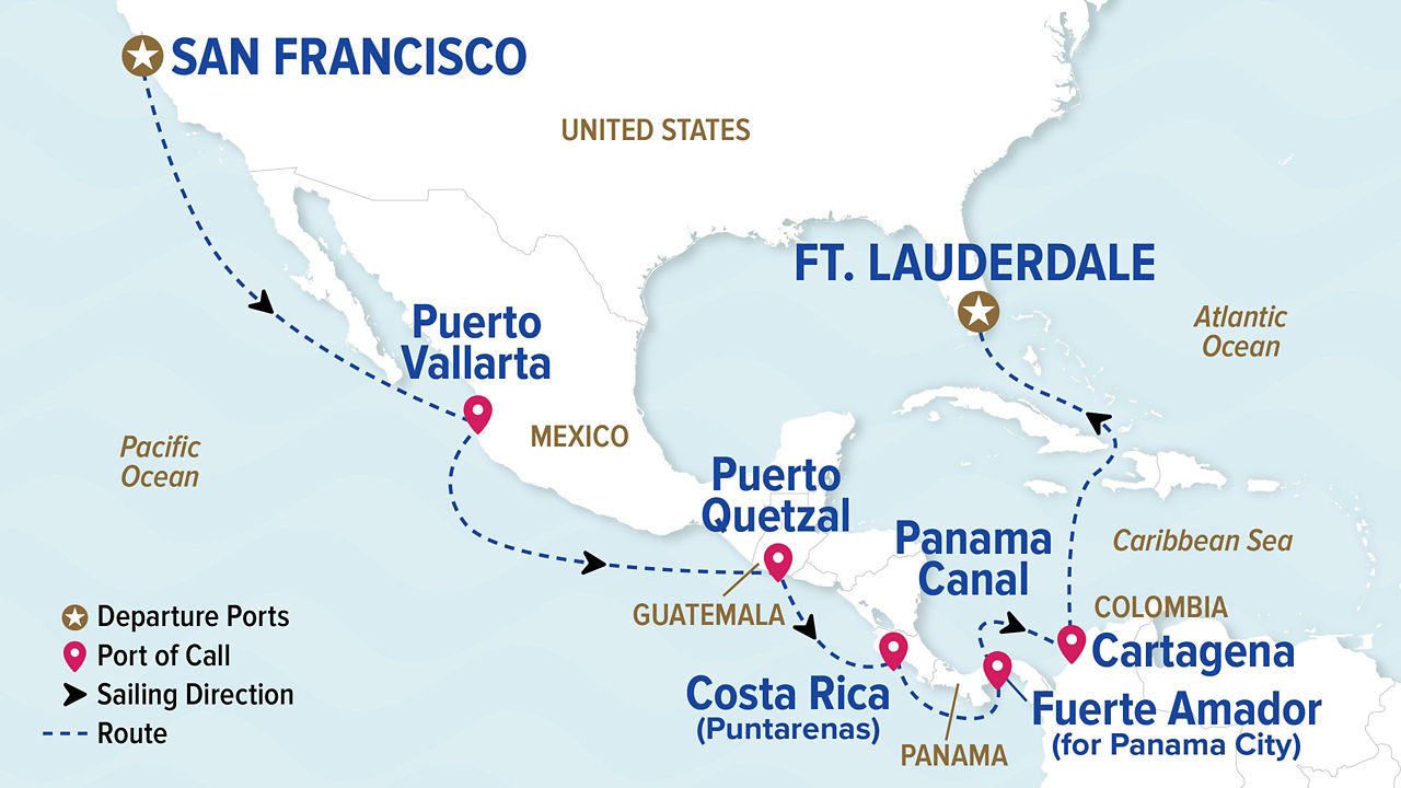 Panama Canal - Ocean to Ocean — Travel at 60