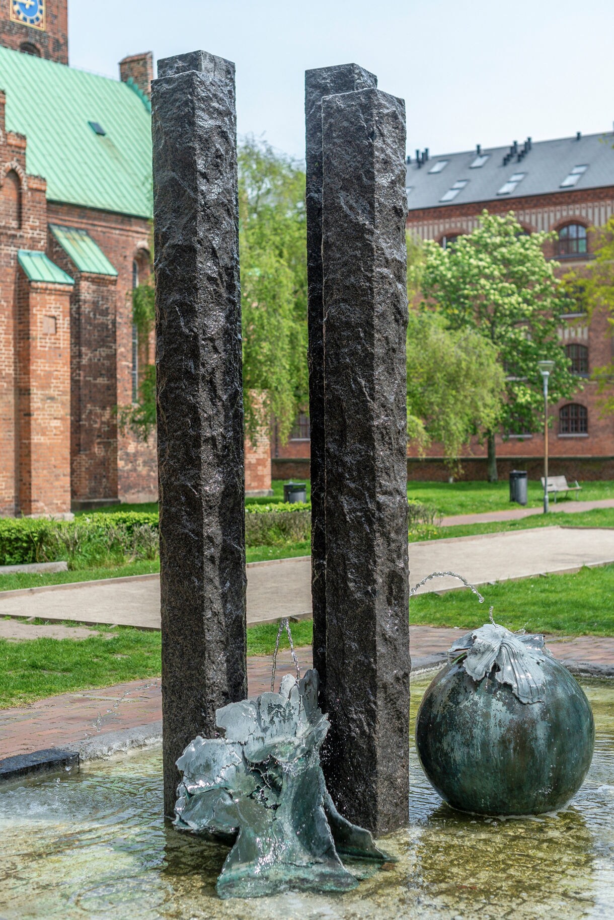 Discover modern artistry flowing through the heart of Copenhagen’s historic quarter.