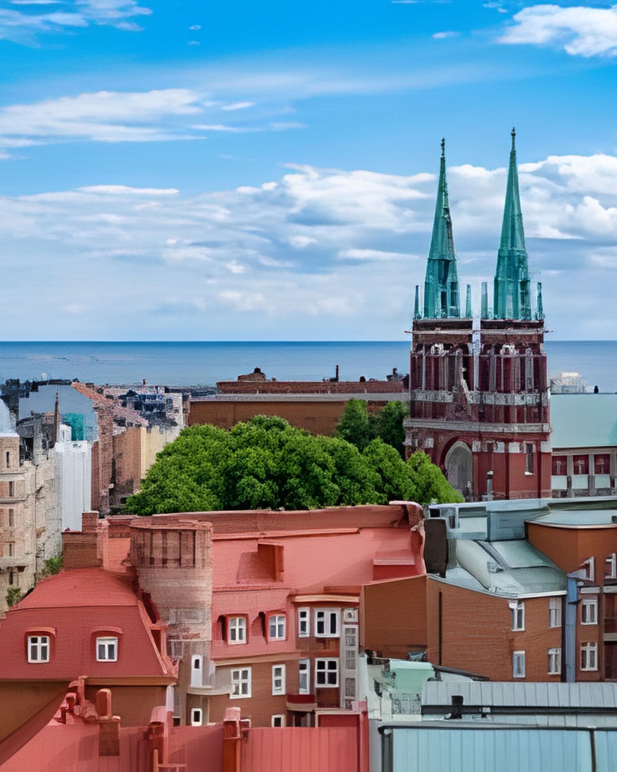 Aerial view of Hawaii