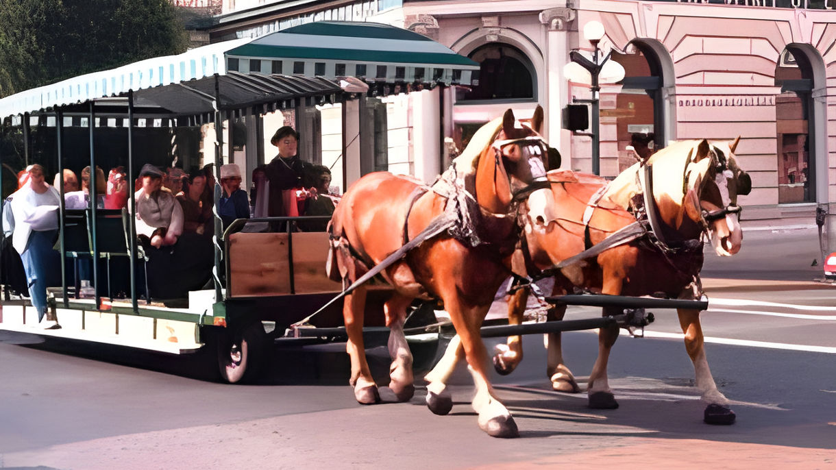 Victoria by Horse-Drawn Trolley