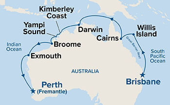 Northern Explorer — Itinerary Map