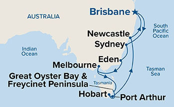Tasmania — Itinerary Map