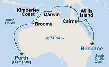 Northern Explorer — Itinerary Map