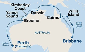 Northern Explorer — Itinerary Map