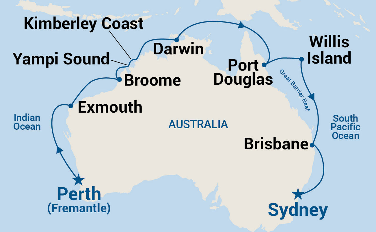 Northern Explorer — Itinerary Map