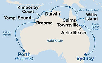 Northern Explorer — Itinerary Map