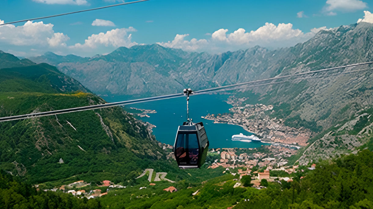 From Sea to Sky: Scenic Cable Car Ride and Old Town of Kotor