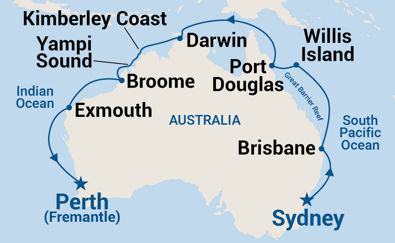 Northern Explorer — Itinerary Map