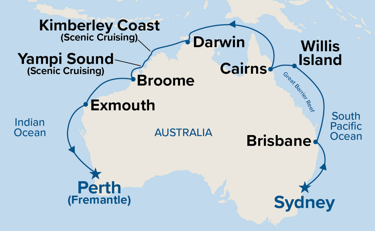 Northern Explorer — Itinerary Map