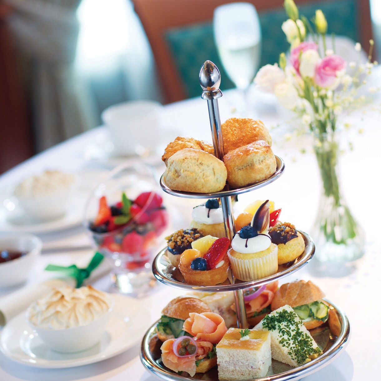 Three plates