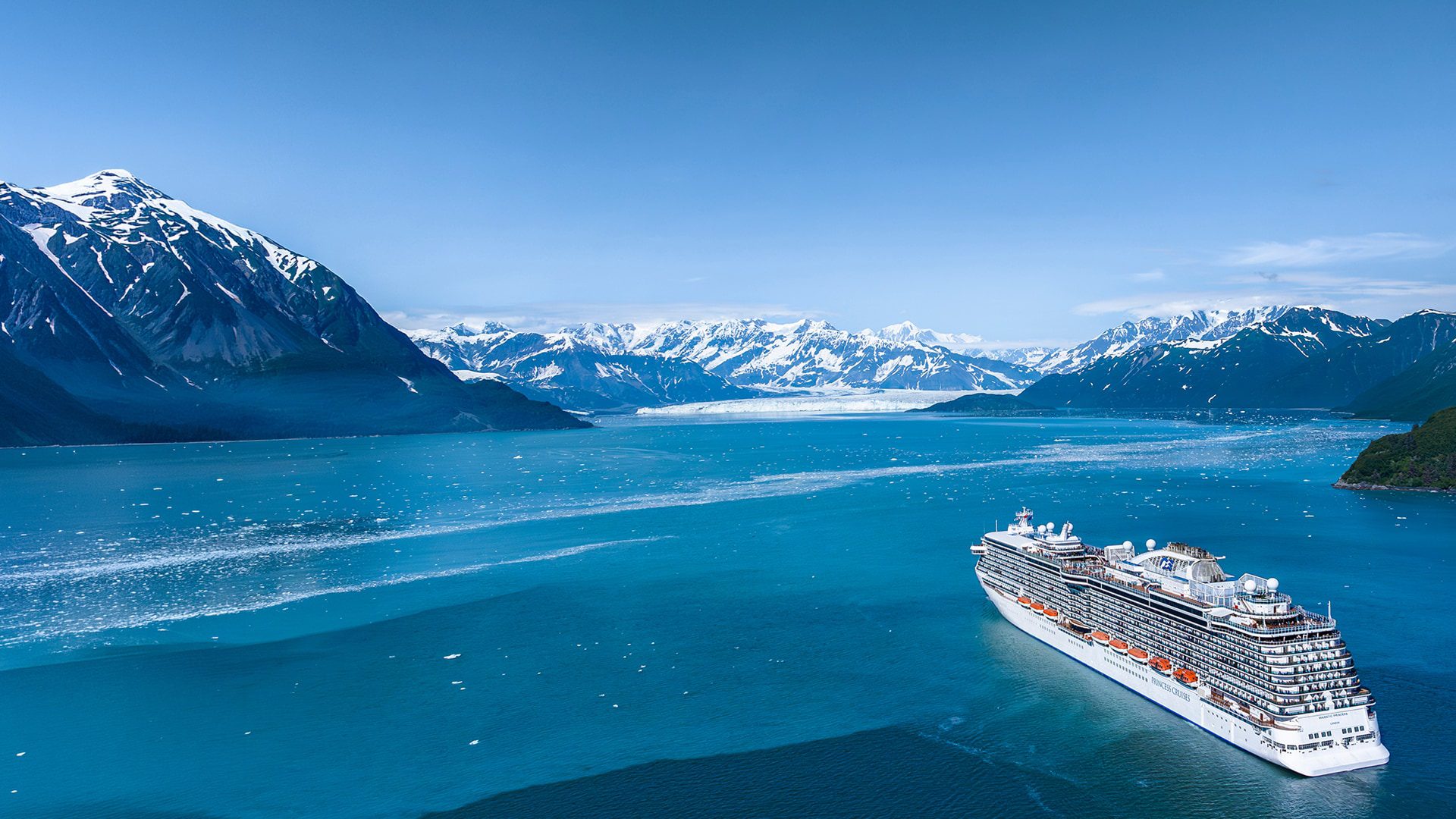 Alaska scenery featured by Princess Cruises