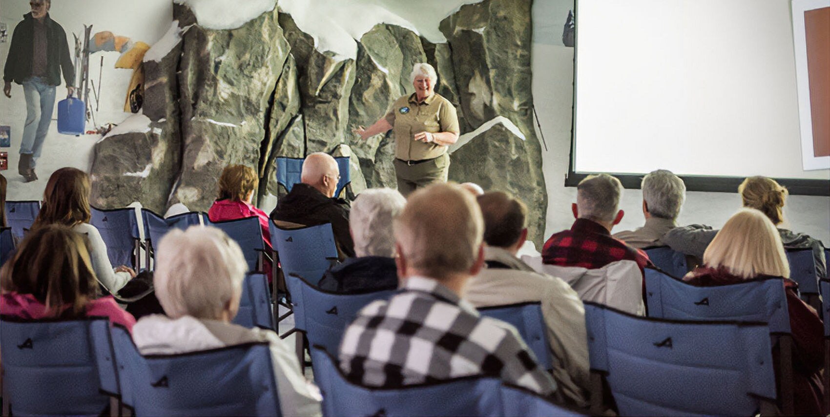 Alaska activities local Alaskans meet mountain climber ranger talk.