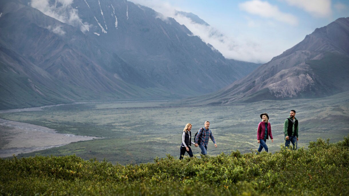 Views of Denali from Denali National Park.