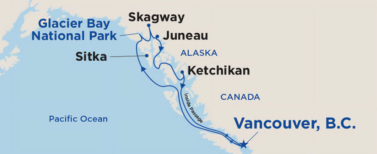 Alaska Cruises from Vancouver - 7-Day Alaska Inside Passage Cruise -  Princess Cruises